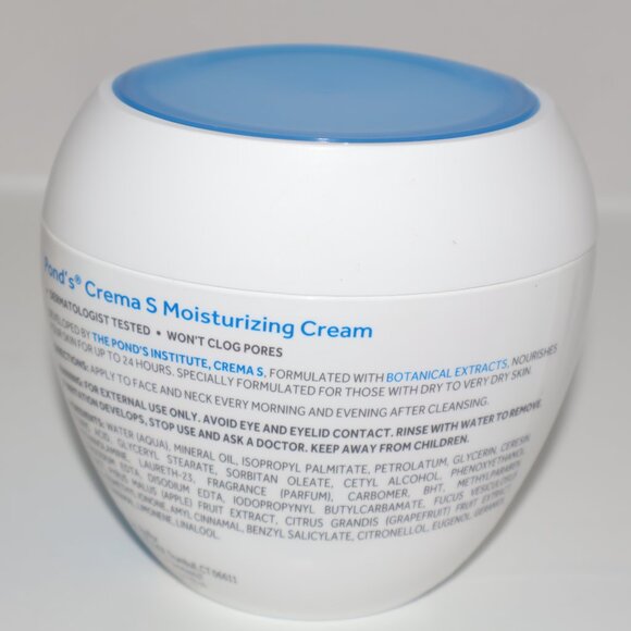 Pond’s Crema S 24 Hour Moisturizer – 14.1 oz – New (Flawed Jar) - Picture 11 of 14